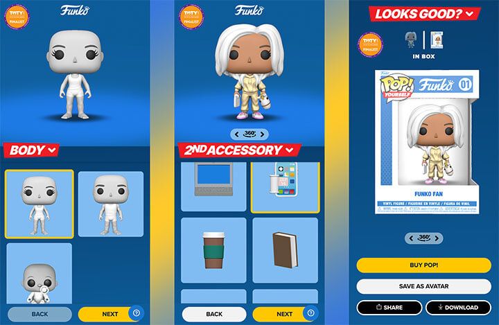 Funko's Customizer implementation