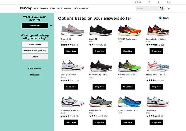 Saucony's Cartographer implementation